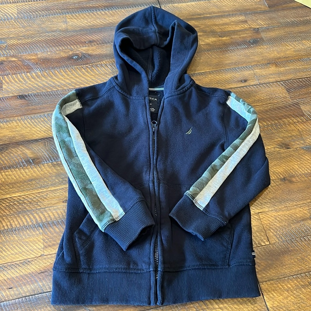 Nautica little boys zip up hoodie size 6